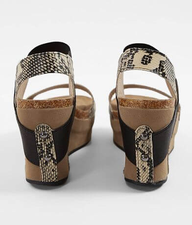 Pierre Dumas Hester Snakeskin Wedge Sandal MISC_DETAIL_2
