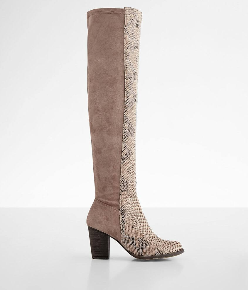 Pierre Dumas Snake Print Boot front view