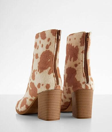 Pierre Dumas Cammy Cow Print Ankle Boot misc detail 2 view