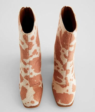 Pierre Dumas Cammy Cow Print Ankle Boot misc detail 3 view