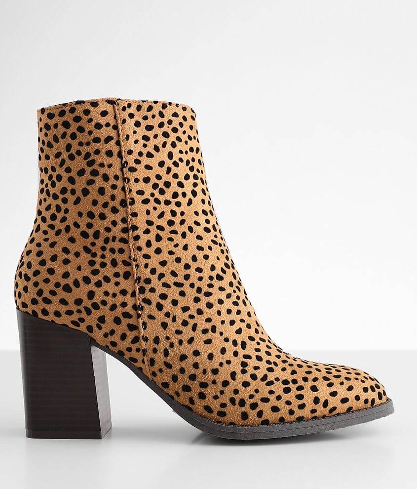 Pierre Dumas Cammy Animal Print Ankle Boot - Women's Shoes in Cheetah ...