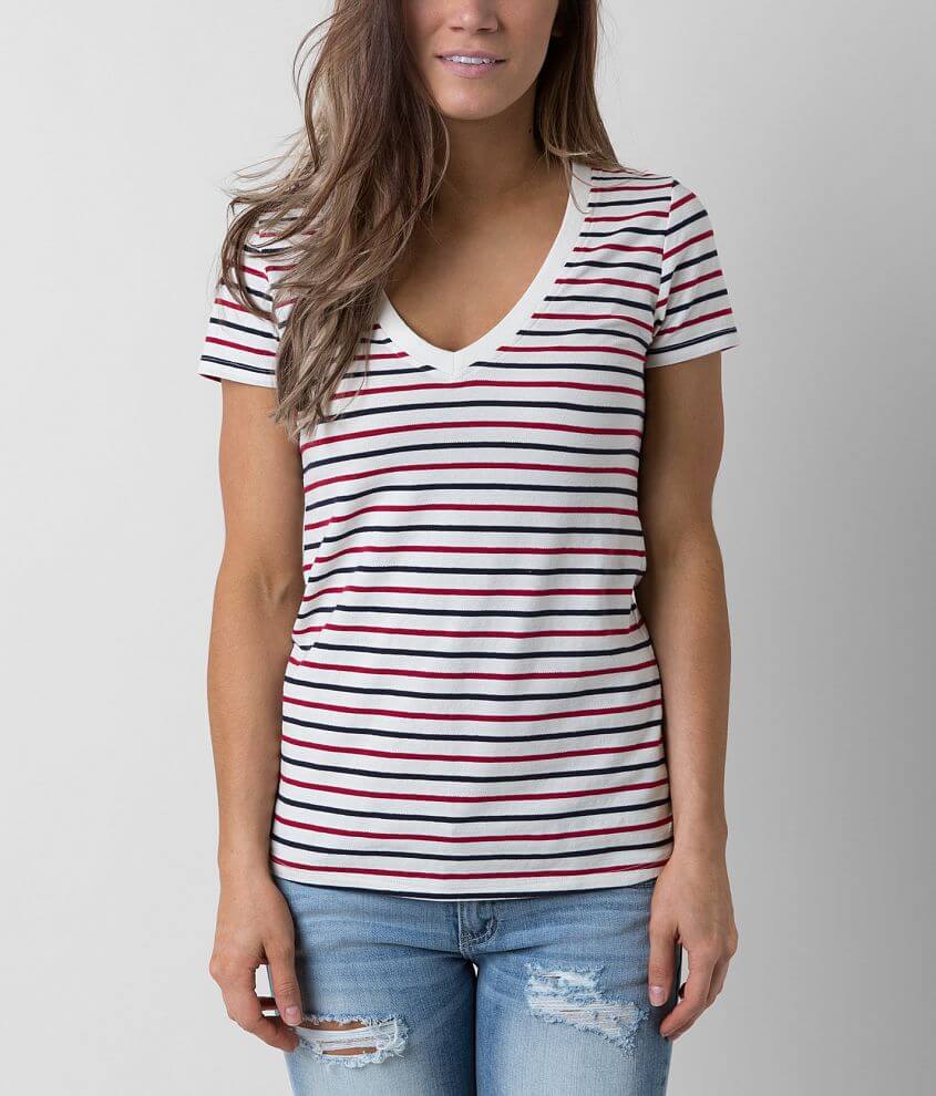 Olive &#38; Oak Striped T-Shirt front view