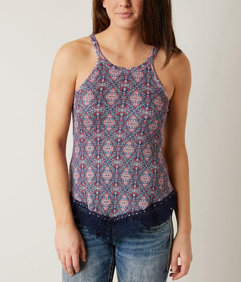 Olive &#38; Oak Printed Tank Top front view