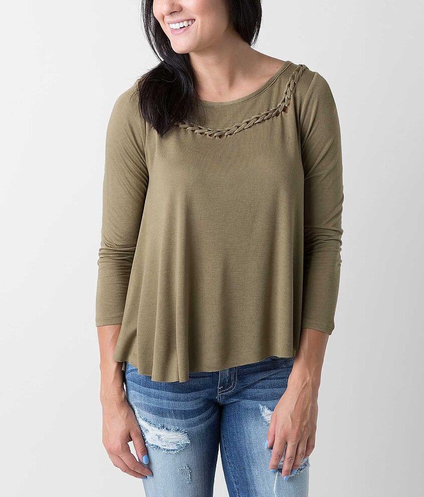 Olive &#38; Oak Braided Top front view