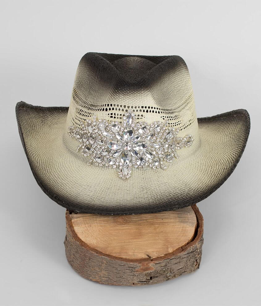 Olive &#38; Pique Bling Cowboy Hat front view