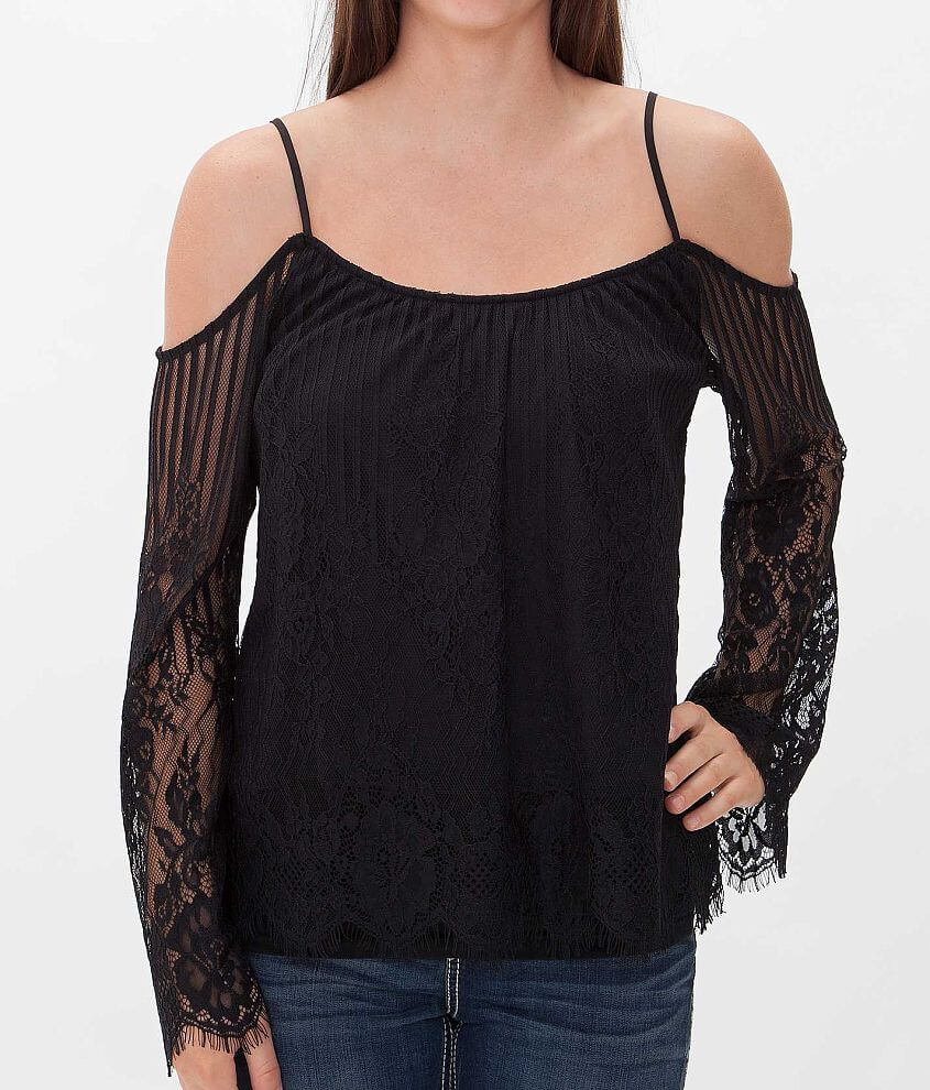 One Clothing Lace Top front view
