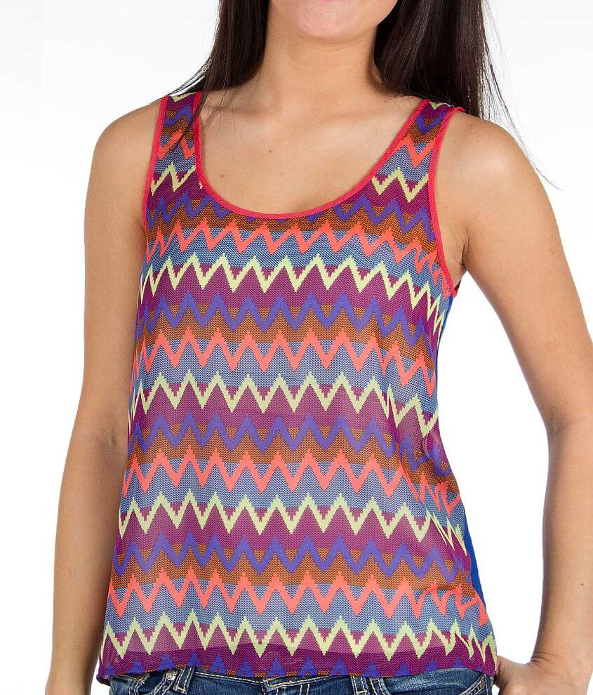 Daytrip Zig Zag Tank Top front view