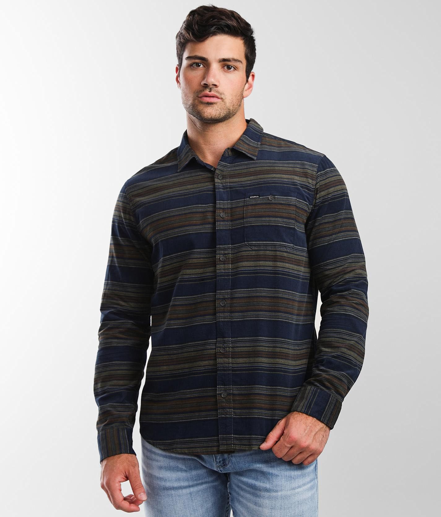 O'Neill Caruso Striped Shirt - Men's Shirts in Navy2 | Buckle