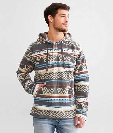 Buckle Black Thomas Thermal Hoodie - Men's Sweatshirts in Mediterranean  Blue