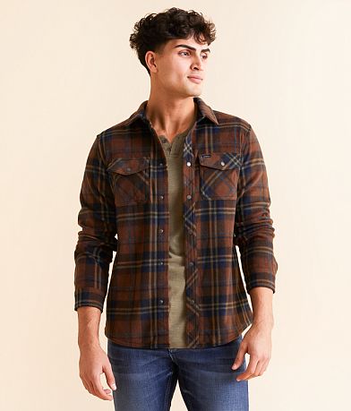 O'Neill Glaiser Plaid Flannel Shirt front view