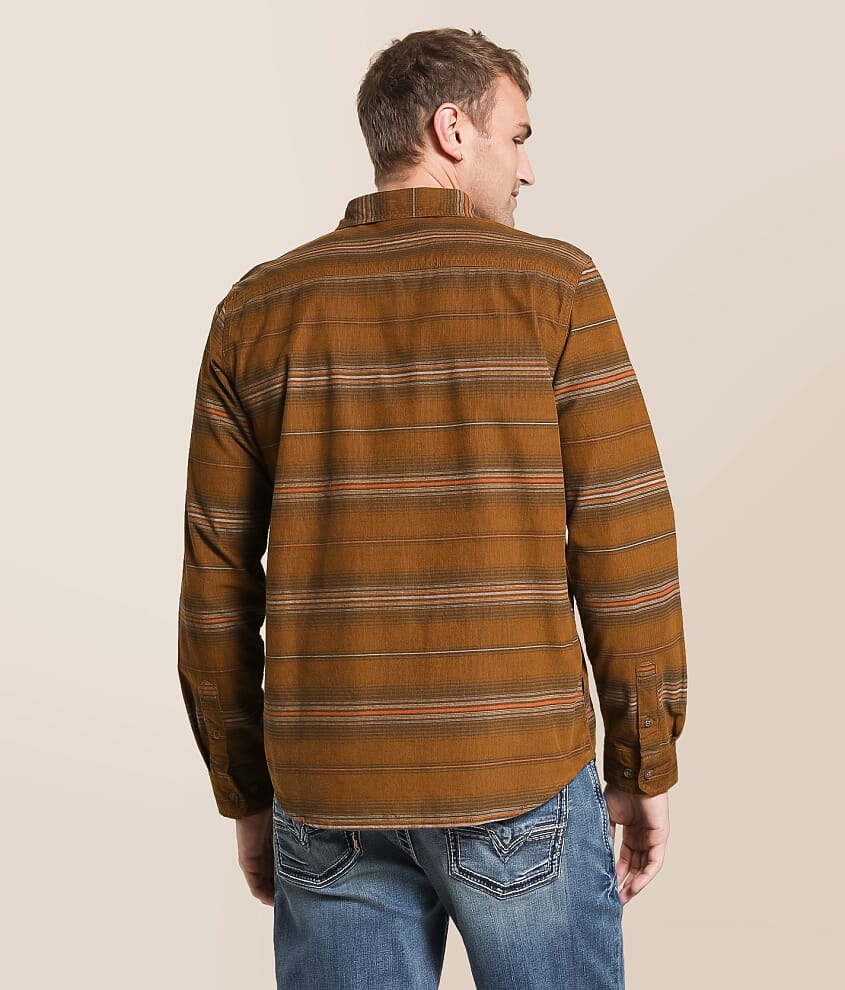 Caruso Striped Corduroy Shirt