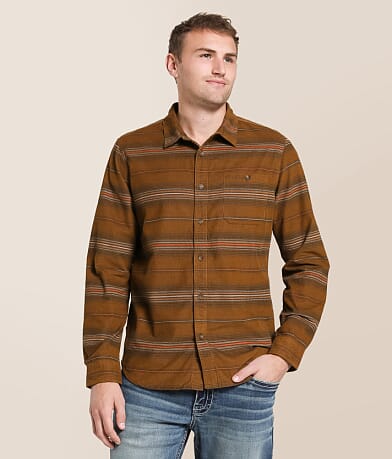 O'Neill Caruso Striped Corduroy Shirt front view