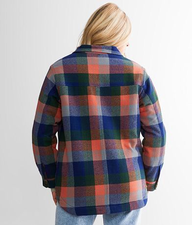 O&apos;Neill Petrina Plaid Shacket back view