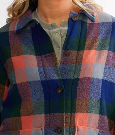 O&apos;Neill Petrina Plaid Shacket misc detail 1 view