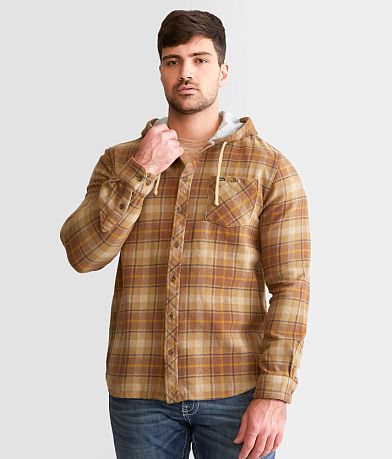 O'Neill Clayton Hooded Flannel Shirt front view