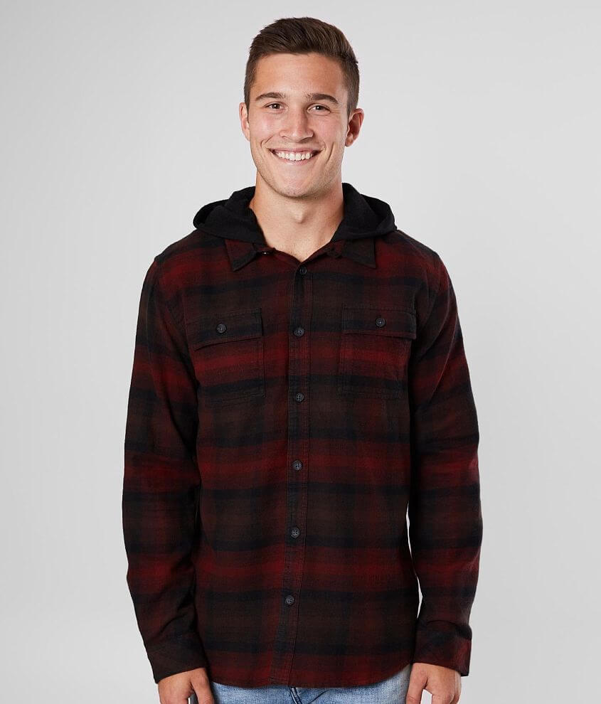 O&#39;Neill Disarm Hooded Flannel Shirt front view