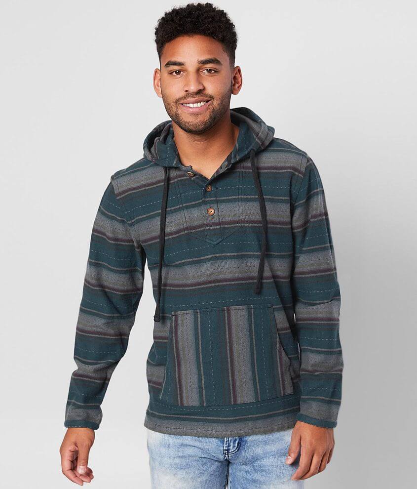 O&#39;Neill Baja Poncho Henley Hoodie front view