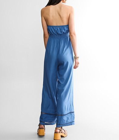 O&apos;Neill Malia Halter Jumpsuit back view