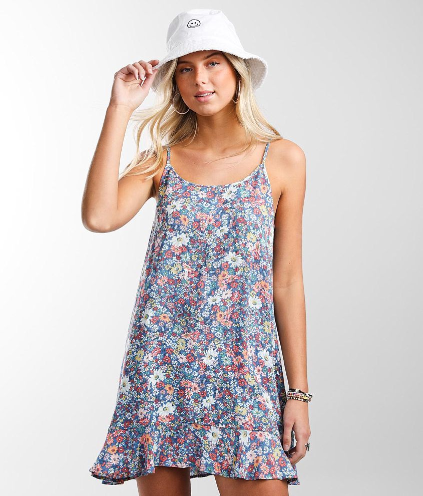 O'Neill Hollis Ditsy Floral Dress - Women's Dresses in Classic Blue ...