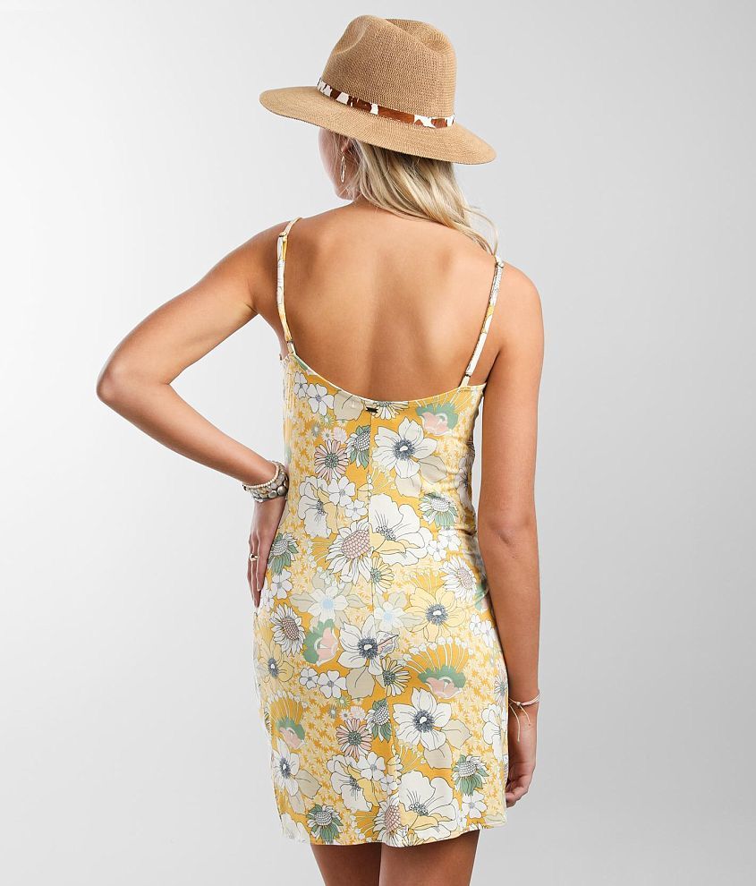 Kiki Floral Surplice Mini Dress