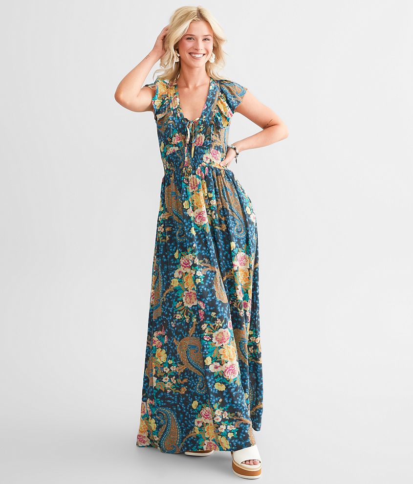 O&#39;Neill Nolee Maxi Dress front view