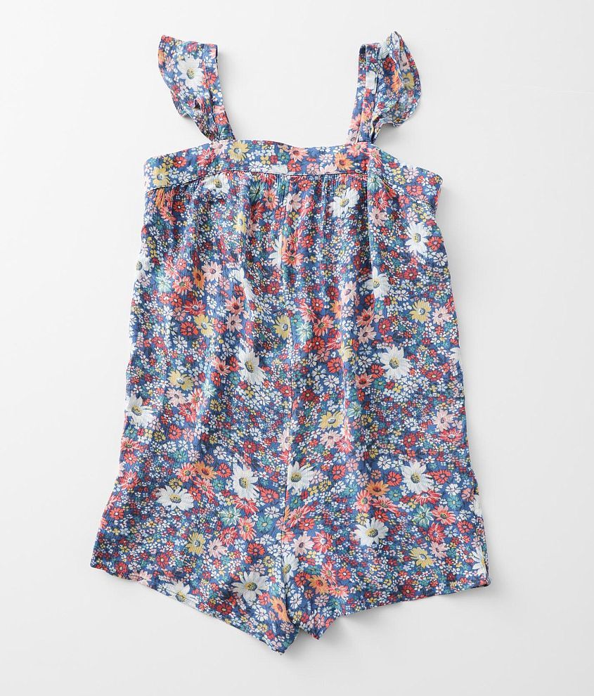Girls - O&#39;Neill Augie Floral Romper front view