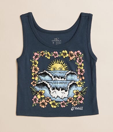 O'Neill Girls - Tropic Tide Cropped Tank Top front view