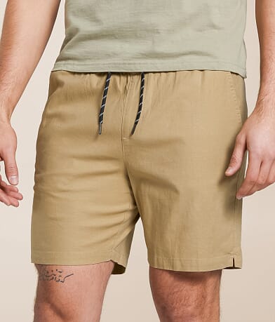 Departwest Solid Stretch Short front view