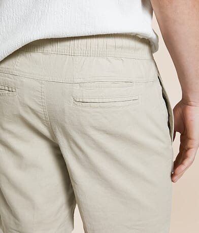 Departwest Solid Stretch Short back pocket view