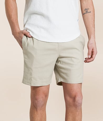 Departwest Solid Stretch Short front view
