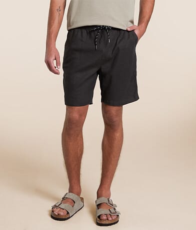Departwest Linen Blend Stretch Short front view