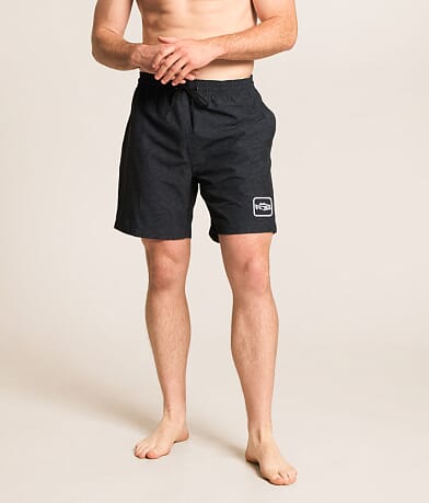 Tonal Camo Stretch Swim Trunks thumbnail 2