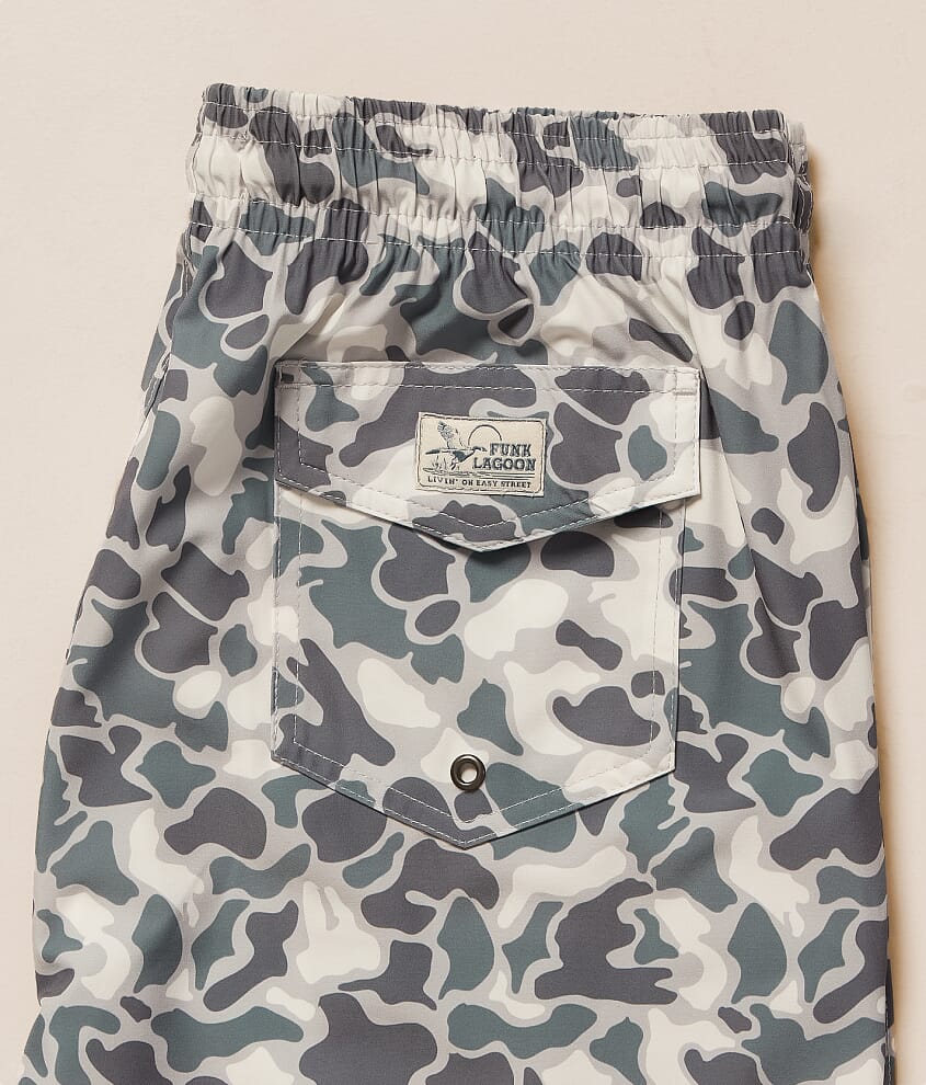 Camo Stretch Swim Trunks