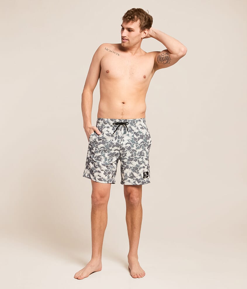 Camo Stretch Swim Trunks