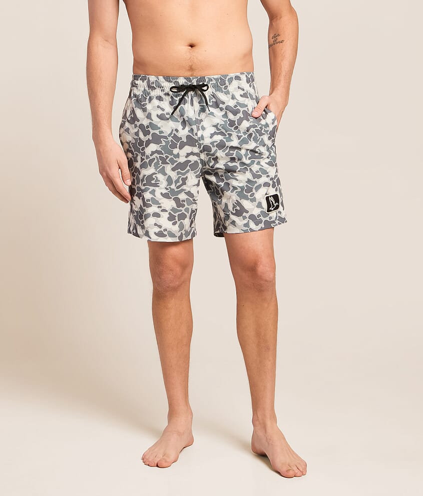 Camo Stretch Swim Trunks