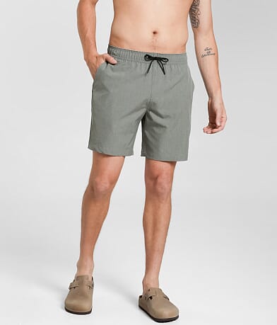 Maven Co-op Bow Performance Stretch Swim Trunks front view
