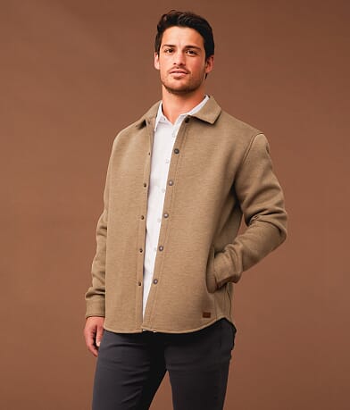Outpost Makers Marled Twill Shacket front view