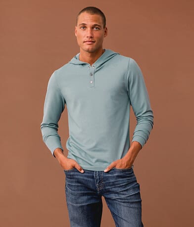 Outpost Makers Quarter Snap Hoodie front view