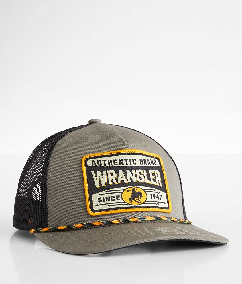 Wrangler&#174; Patch Trucker Hat front view