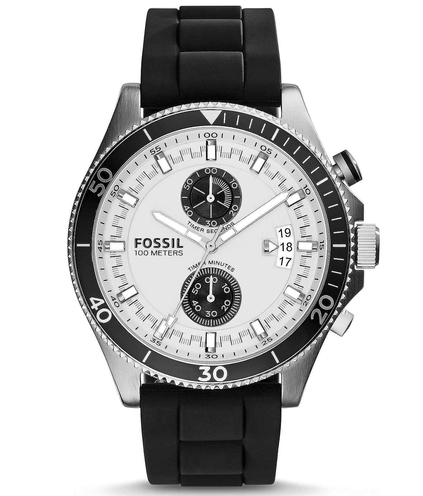 Fossil Wakefield Watch - Men's Watches in Black | Buckle