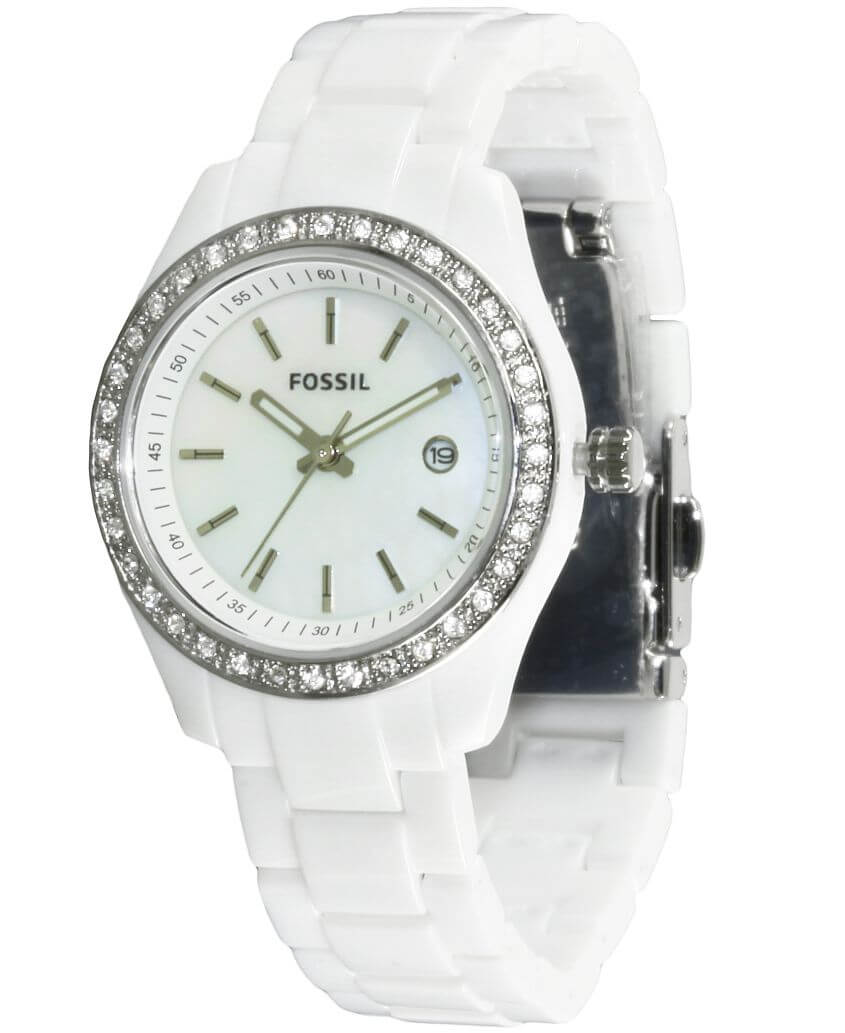 Fossil Stella Watch - Women's Accessories in White | Buckle