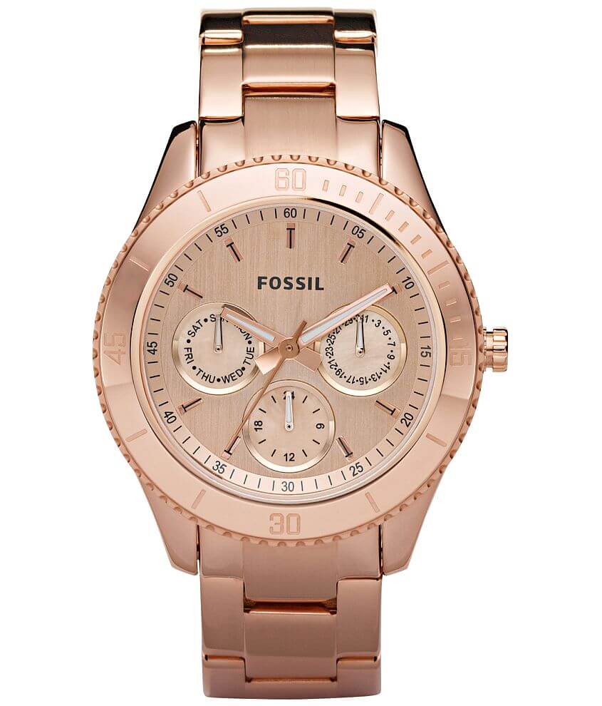 Fossil Stella Plated Watch front view