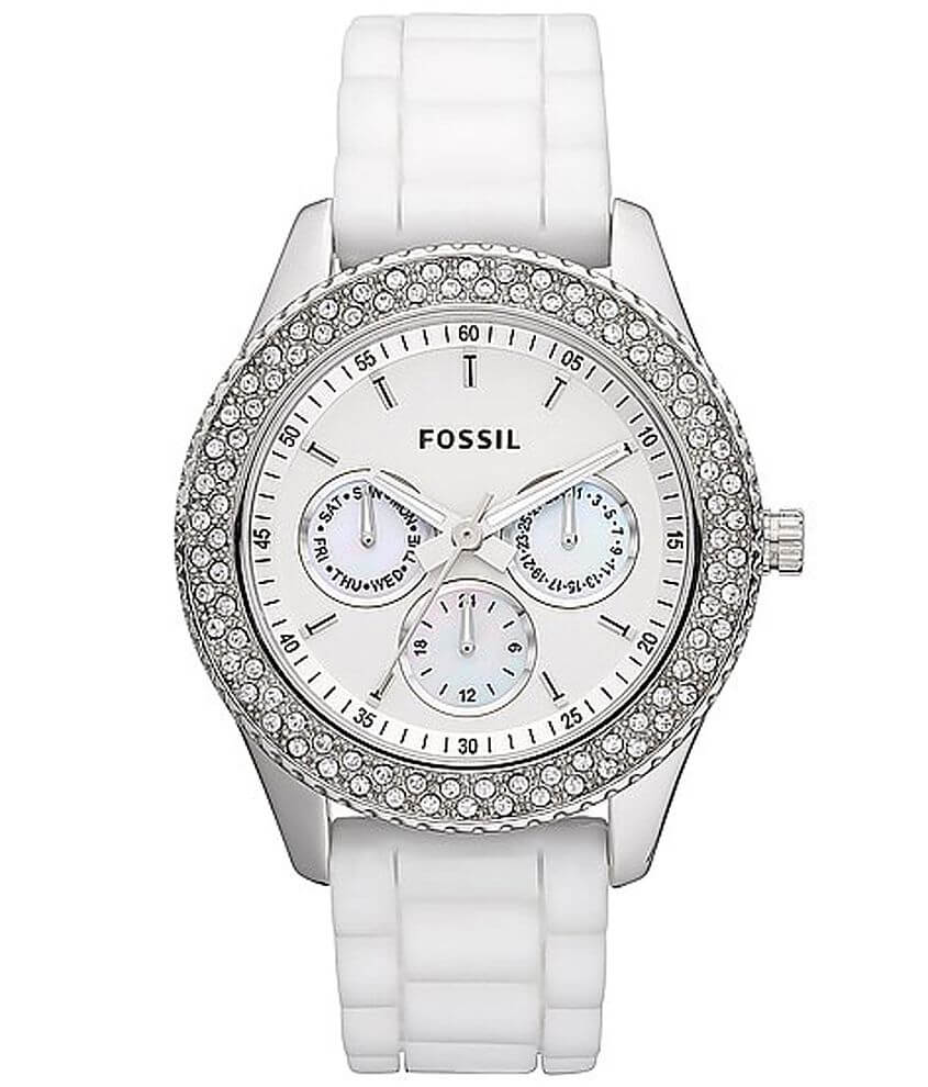 Women's White Silicone online Watch#1