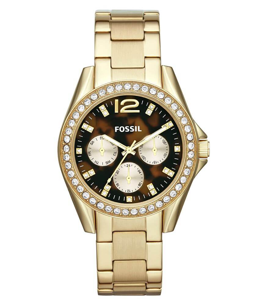 Fossil Riley Watch - Women's Watches in Gold | Buckle