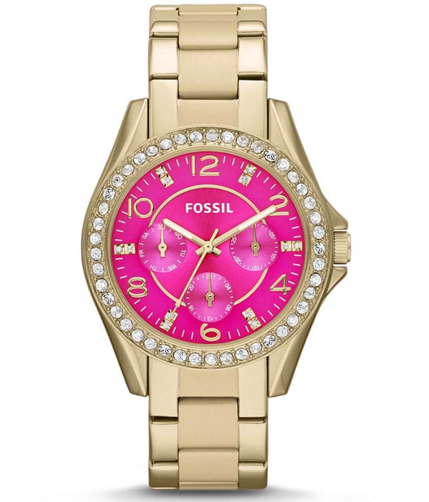 riley fossil watch