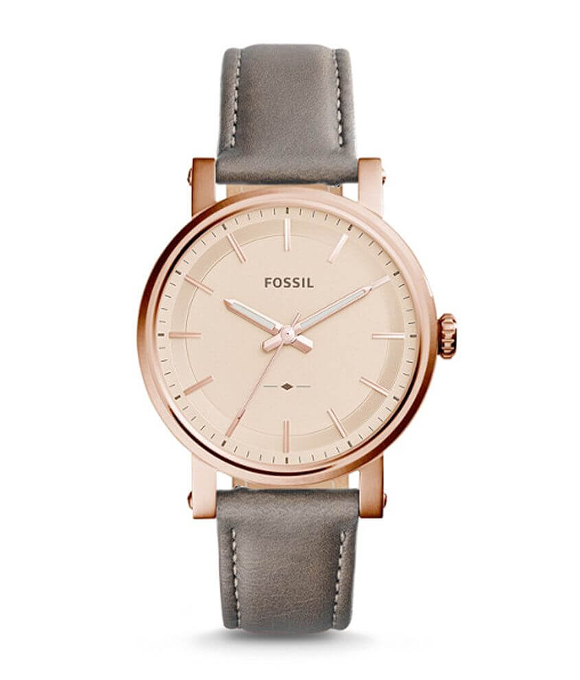 Fossil The Original Boyfriend Watch - Women's Watches in Rose Gold Grey ...