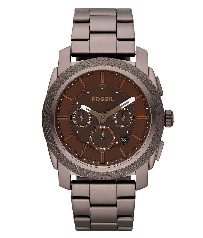 Fossil Machine Brown IP Watch - Men's Watches in Brown | Buckle