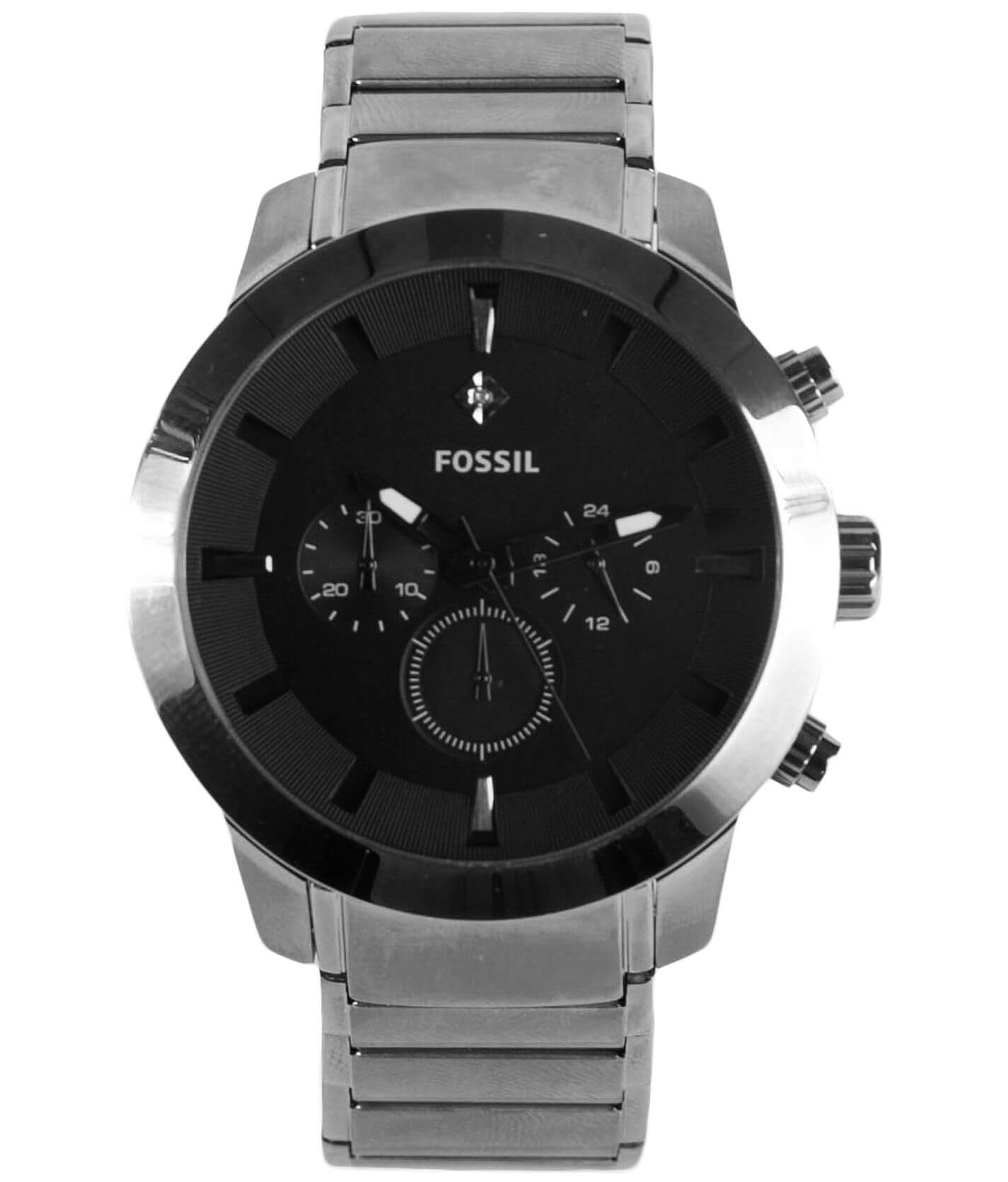 Fossil Dress Watch Men s Watches in Grey Buckle