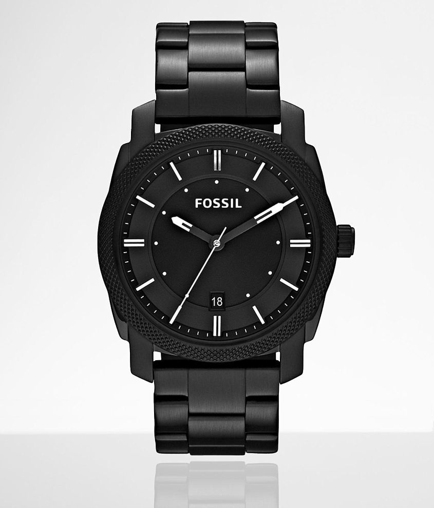 Fossil Machine Black Watch front view