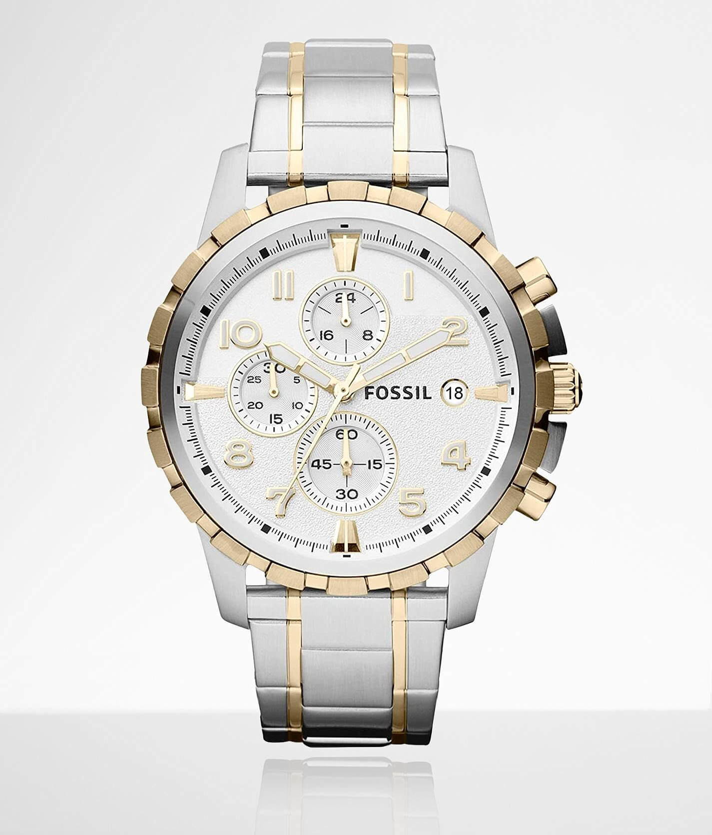 Fossil black and silver watch online